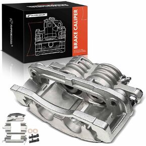 A-Premium Disc Brake Caliper Assembly with Bracket Compatible with Select Buick, Chevy, GMC, Isuzu, Olds & Saab Models - Rainier, SSR, Trailblazer, Envoy, Ascender, Bravada, 9-7x - Front Passenger in Kuwait