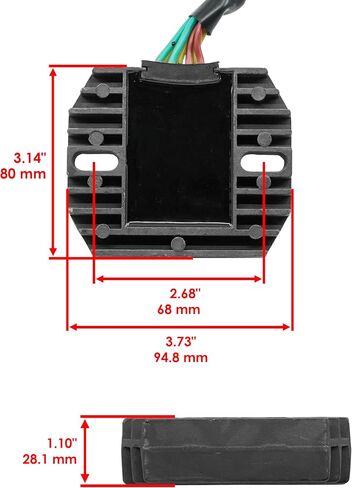 Caltric Regulator Rectifier Compatible with Honda Gl1200 Goldwing 1984 1985 1986 1987 Motorcycle in Saudi Arabia