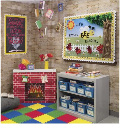 Fadeless Bulletin Board Paper, Fade-Resistant Paper for Classroom Decor, 48" x 12’, Primary Assortment, 4 Rolls in Kuwait