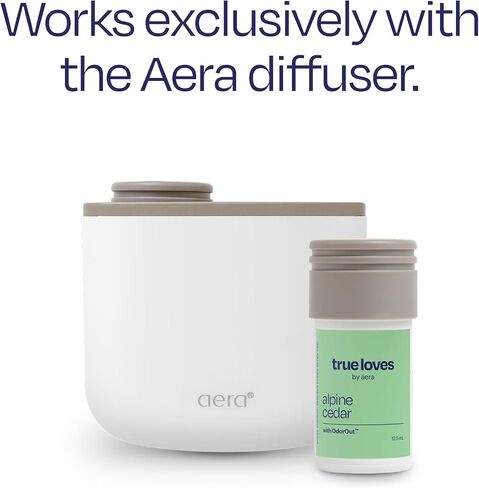 AERA True Loves Green Gardens - Deodorizing Home Fragrance Scent Refill for Pet Odor - Notes of Mint, Basil & Dewy Moss - 12.5mL - for Use with Diffuser (Sold Separately) in Saudi Arabia