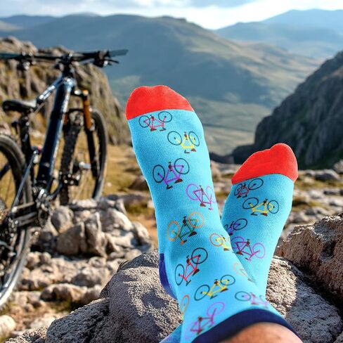 VICRAZY Cycling Socks - Gifts for Cyclists, Best Cycling Socks for Men –, Biking Accessories, Bike Gear, Mountain Bike Accessories, and Funny Biker Gifts for Men Who Love Riding and Adventure in Saudi Arabia