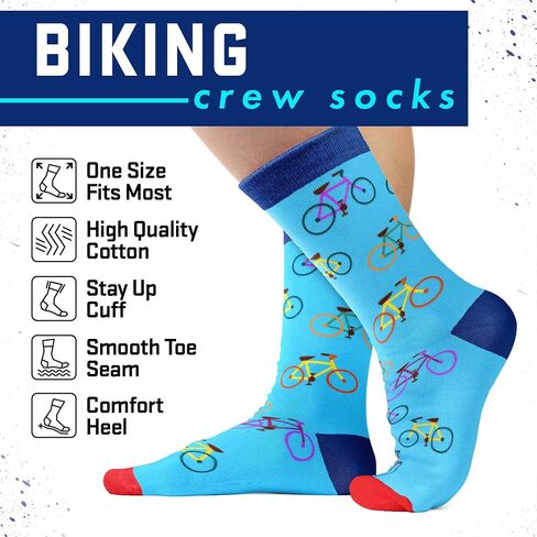 VICRAZY Cycling Socks - Gifts for Cyclists, Best Cycling Socks for Men –, Biking Accessories, Bike Gear, Mountain Bike Accessories, and Funny Biker Gifts for Men Who Love Riding and Adventure in Saudi Arabia