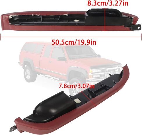 munirater Front Driver Side Door Armrest (Red) Replacement for 1990-1994 Truck SUV 15691217 in Saudi Arabia