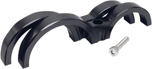 1 3/4" x 2 1/2" Aluminum Shock Reservoir Mounting Clamps, Set of 4, Black in Saudi Arabia
