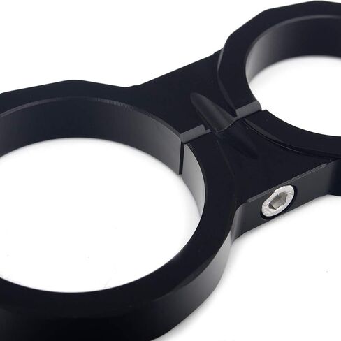 1 3/4" x 2 1/2" Aluminum Shock Reservoir Mounting Clamps, Set of 4, Black in Saudi Arabia
