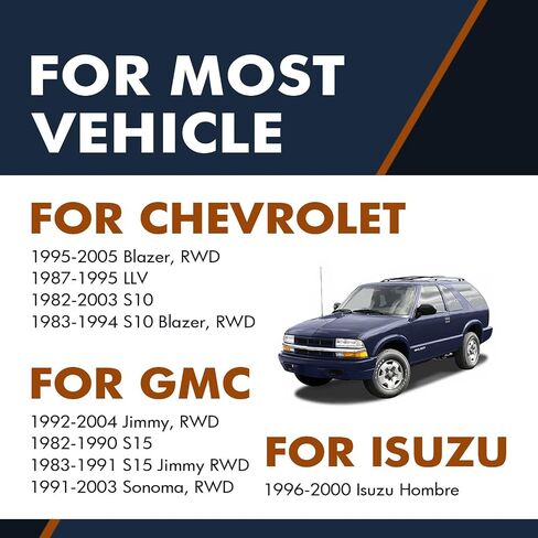 مجموعة PM Auto مكونة من 4 ممتصات صدمات أمامية وخلفية لسيارة شيفروليه S10 موديل 1982-2003 in Saudi Arabia