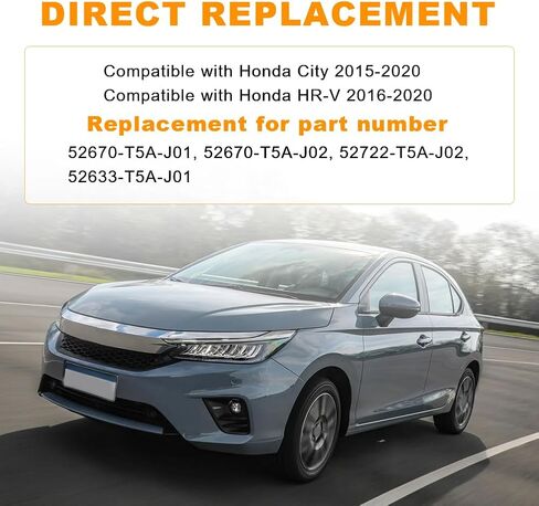 مجموعة أدوات امتصاص الصدمات الخلفية JDMON متوافقة مع Honda City 2015-2020 Fit 2015-2020 HR-V 2016-2020 لاستبدال 52722-T5A-J02 52670T5AJ02 in Saudi Arabia