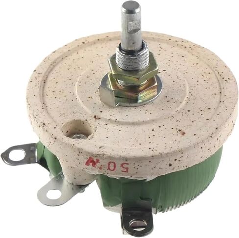 1pc 50W BC1 high Power Rheostat Rotary Variable Wire Wound Disc Shape Adjustable Resistor Sliding 1R 2R 3R 5R 10R 15R(3K) in Saudi Arabia