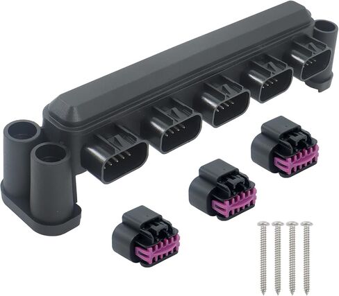 waltyotur 5-Port Junction Box Kit 98-8M0165557 Replacement for Mercury Marine Mercruiser in Saudi Arabia