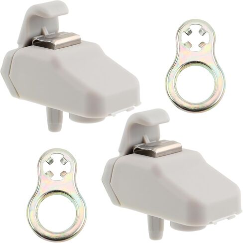 AUTOKAY Sun Visor Clip Sunvisor Retainer for Fiat 500L 2014-2017 Replaces 5ND86MS7AA in Saudi Arabia