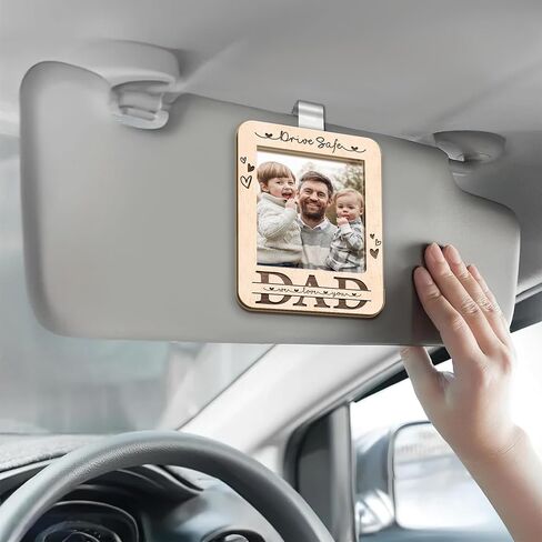 إطار صورة سيارة من hyturtle للأم، وإكسسوارات إطار الصورة الواقية، هدية للأم وإكسسوارات السيارة من الابنة والابن، وهدايا عيد الحب الفريدة للأم من الأطفال، وديكورات لطيفة للأم in Kuwait