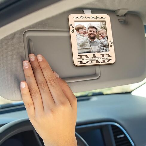 إطار صورة سيارة من hyturtle للأم، وإكسسوارات إطار الصورة الواقية، هدية للأم وإكسسوارات السيارة من الابنة والابن، وهدايا عيد الحب الفريدة للأم من الأطفال، وديكورات لطيفة للأم in Kuwait