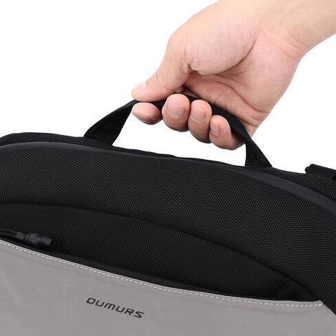 4L Reflective Crossbody Bag Sling Backpack for Motorcycle Men and Women Water-resistant 1680D Oxford Fabric Sling Bag Lightweight in Saudi Arabia