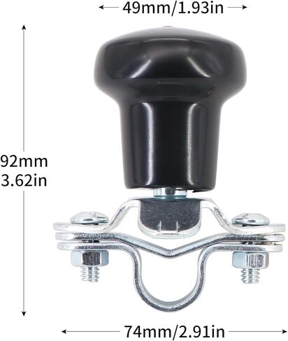 Dokili Steering Wheel Spinner Knob WSV123Y 60922 5A6YL Compatible with John Deere Tractors Case IH Backhoe Cub Cadet Mower and Many More Cars Trucks Boats Lawn Mowers,Yellow in Kuwait