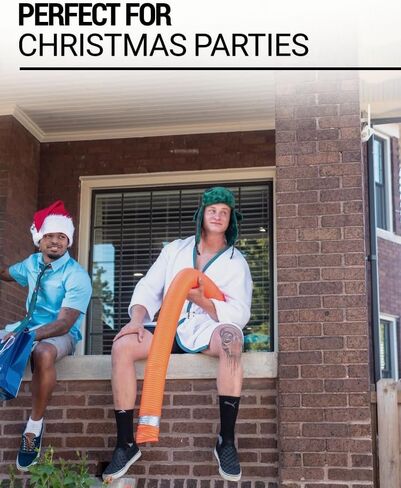 Costume Agent Vacation Movie Cousin Eddie Halloween Costume Accessory Orange Hose (Includes Hose Only) in Saudi Arabia