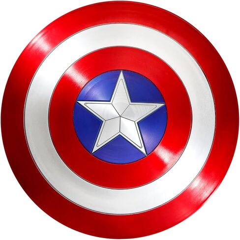 Captain Round America Shield Metal Replica Medieval Armor America Shield with Grip Mild Steel Captain Shield Halloween Shield in Saudi Arabia