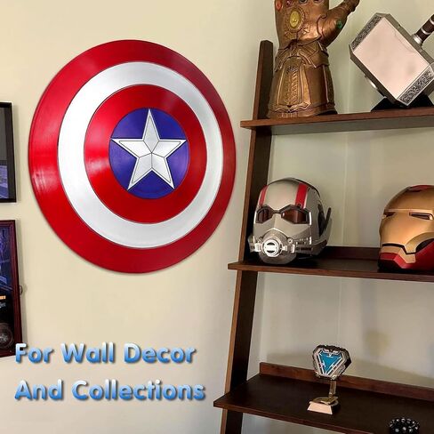 Captain Round America Shield Metal Replica Medieval Armor America Shield with Grip Mild Steel Captain Shield Halloween Shield in Saudi Arabia