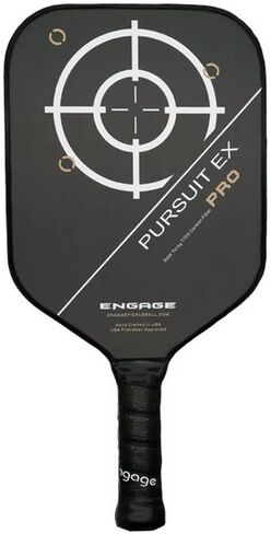 Engage Pursuit Pro EX 6.0 Pickleball Paddle – Widebody Shape, Raw T700 Toray Carbon Fiber Face, 16mm Control Pro “Black" Core, Vortex Barrier Edge Technology Limits Vibration in Saudi Arabia