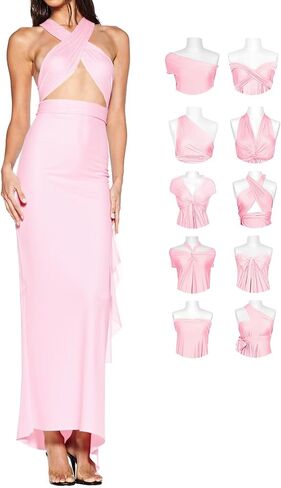 Infintiy Beach Cover Up Dress: 24 in 1 Wrap Casual Summer Vacation Maxi Long Sundress - Versatile Sexy Travel Pool Cruise in Kuwait