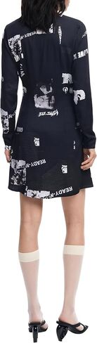Desigual Women's Woman Woven Dress Long Sleeve in Saudi Arabia