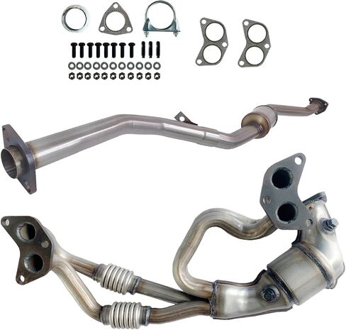 Catalytic Converter Compatible with 2006-2009 Subaru Legacy 2.5L/2006-2009 Subaru Outback 2.5L Front & Rea(EPA Compliant) in Saudi Arabia