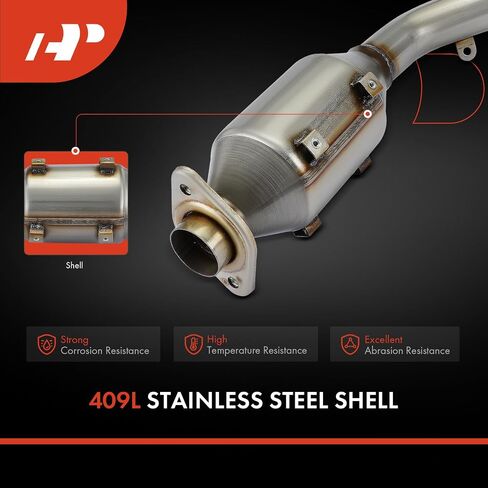 A-Premium Right Catalytic Converter Kit Direct-Fit Compatible with Nissan Juke 2011-2017 1.6L, AWD, E.P.A. Compliant in Saudi Arabia