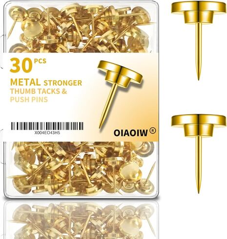 30 PCS Metal Black Push Pins for Wall Clear Thumb Tacks for Walls Flat thumbtacks Push pin for Bulletin Board Shadow Box Display Thumbtack for Cork Board in Kuwait