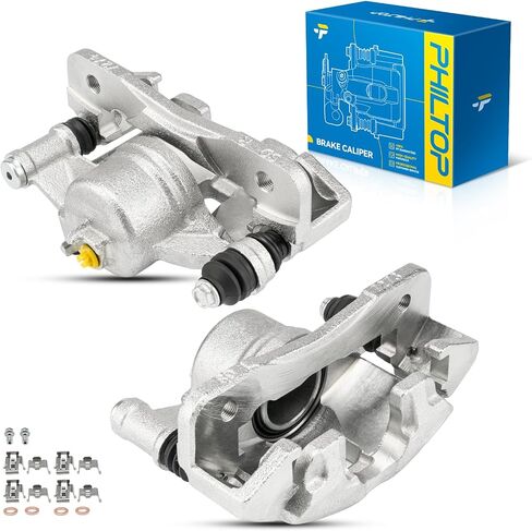 PHILTOP Front Brake Caliper Compatible with 1990-2000 Civic, 1993-1997 Civic del Sol, 1990-1991 CRX, 19-B1379, 19-B1380 in Saudi Arabia