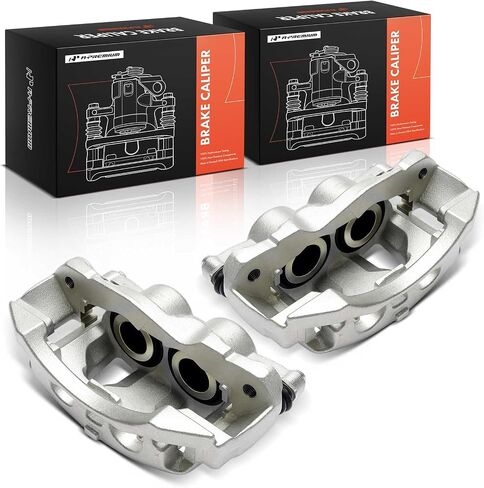 مجموعة مكابح قرصية ممتازة مع دعامة متوافقة مع مركبات شيفروليه وجي إم سي - Express Savana 2500 3500 2021-2025، Express Savana 4500 2021-2024 - السائق الأمامي وجانب الراكب in Saudi Arabia