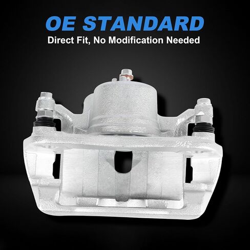 Front Left & Right Disc Brake Calipers with Bracket – Compatible with Acura ILX 2013–2015, Honda Accord 2003–2017, Civic 2013–2021, CR-Z 2016, Fit 2013–2014 – Replaces 19B2660&19B2661–2-PC Set in Saudi Arabia