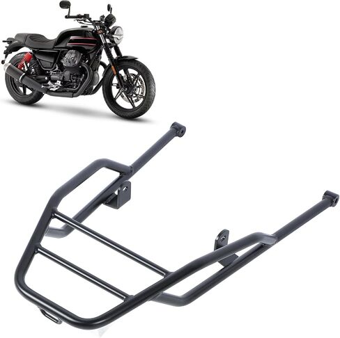 AQXREIGHT Motorcycle Rear Luggage Rack 18mm Iron Tube Support Extra Storage Replacement for Moto Guzzi V7 Stone Special Custom 2021 to 2024 Tour Pack Mount Motorcycle Luggage Rack in Saudi Arabia
