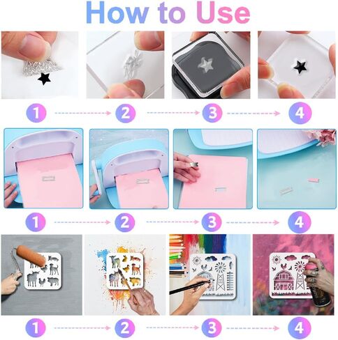 GLOBLELAND Animals Adventure Clear Stamp Rabbit Bear Groundhog Travel Cutting Die PET Paint Craft Template Stencils Set for Card Making and DIY Embossing Scrapbooking Craft Decor in Saudi Arabia