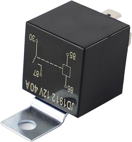 JD1912 12V 40A 4 Pin Relay متوافق مع المصابيح المساعدة سلك إضاءة الضباب للدراجات النارية (اللون: 3 قطع) in Saudi Arabia