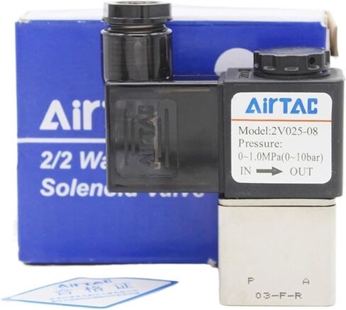 1 قطعة 2V02506/08 AC220V/DC24V صمام الملف اللولبي السائل 2V025 صمام الملف اللولبي المتكامل (2V02506A-AC220V) in Saudi Arabia