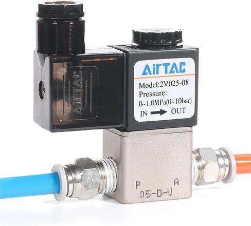 1 قطعة 2V02506/08 AC220V/DC24V صمام الملف اللولبي السائل 2V025 صمام الملف اللولبي المتكامل (2V02506A-AC220V) in Saudi Arabia