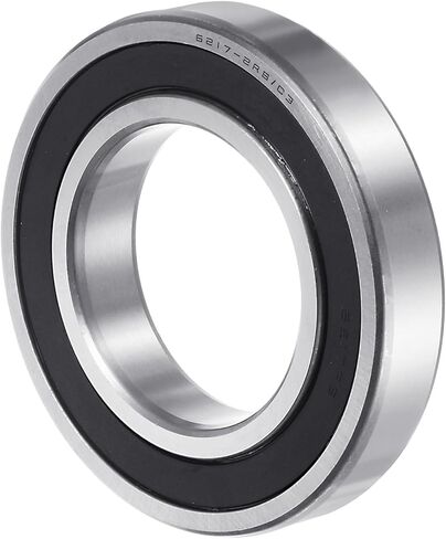 uxcell 6215-2RS Deep Groove Ball Bearing 75x130x25mm C3 Clearance Radial Bearing, Double Sealed ABEC1 Chrome Steel Bearings, Single Row in Kuwait