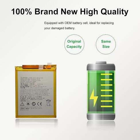 بديل بطارية JK50 جديد لجهاز Moto G Play 2023 (XT2271) / G Power 2022 (XT2165)، مع دليل التعليمات ومجموعة أدوات الإصلاح in Saudi Arabia