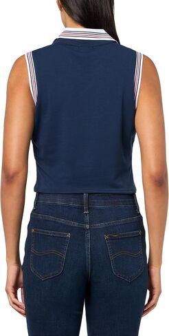 True Religion Women's Sporty Terry Polo Top in Saudi Arabia