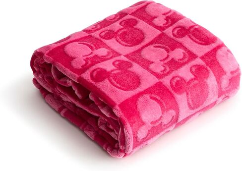 Vera Bradley Women's Disney Fleece Mickey Mouse Head Throw Blanket, Pumice Stone, One Size in Saudi Arabia