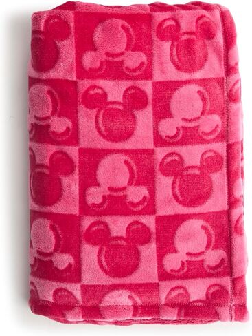 Vera Bradley Women's Disney Fleece Mickey Mouse Head Throw Blanket, Pumice Stone, One Size in Saudi Arabia