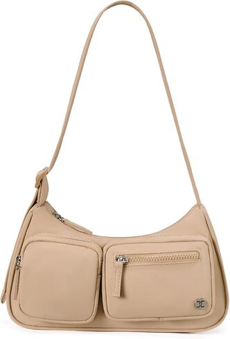 Telena Shoulder Bag Y2K Purse for Women Nylon Crescent Trendy Handbag with Adjustable Strap in Saudi Arabia