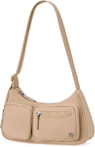 Telena Shoulder Bag Y2K Purse for Women Nylon Crescent Trendy Handbag with Adjustable Strap in Saudi Arabia