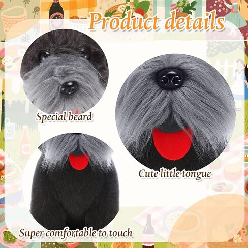 Halloween Costume Women Terrier Stuffed Animal Picnic Basket and Blue Socks Hair Bows Halloween Cosplay Accessories in Saudi Arabia