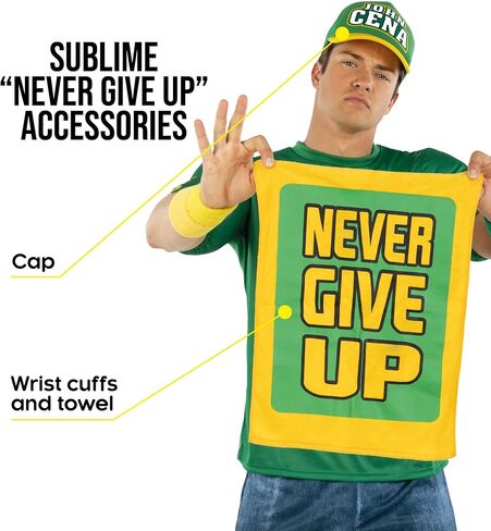 Morph John Cena WWE Costume Men, Wrestling Costume Mens, Halloween Costumes for Men in Saudi Arabia