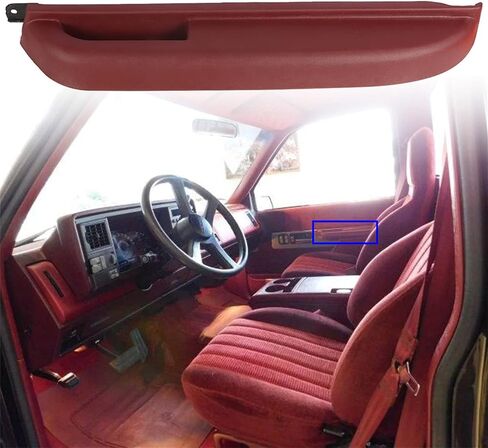 munirater Right Passenger Side Door Armrest (Red) Replacement for 1990-1994 Truck SUV 15691218 in Saudi Arabia