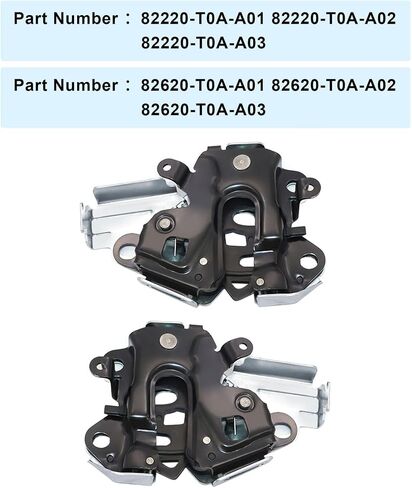 FZJDSD أقفال المقعد الخلفي اليسار واليمين متوافقة مع Honda CRV CR-V 2012-2017 استبدال 82620-T0A-A01 82620-T0A-A02 82620-T0A-A03 82220-T0A-A01 82220-T0A-A02 82220-T0A-A03 مشغل قفل المقعد الخلفي in Saudi Arabia