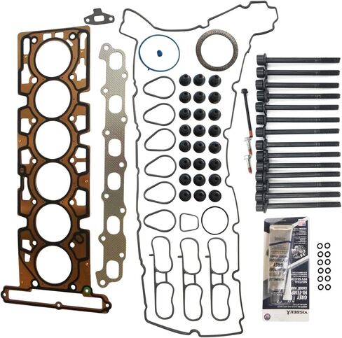 Partsflow Head Gasket Set W/Head Bolts for Buick Rainier for Chevy Trailblazer for GMC Envoy for GMC Envoy XL for GMC Envoy Xuv for Isuzu Ascender for Olds Bravada for Saab 9-7x 4.2L L6 VIN Code S in Saudi Arabia