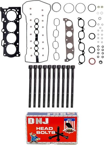 DNJ HGB948 Cylinder Head Gasket Set with Head Bolt Kit for 2000-2008 Chevrolet, Pontiac, Toyota Celica, Corolla, Matrix 1.8L L4 16V DOHC 1794cc in Saudi Arabia