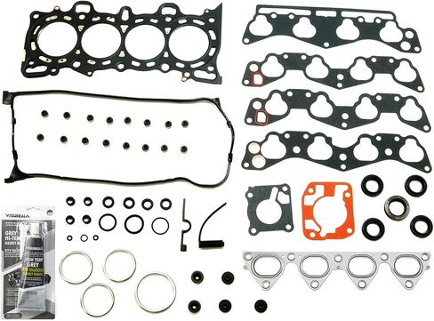 مجموعة حشية رأس أسطوانة المحرك من Partsflow لهوندا سيفيك DEL SOL S، SOL Si 1996-1997 لهوندا سيفيك GX 1998-2000 لهوندا سيفيك CX، DX، LX، EX، HX 1996-2000 1.6L D16Y7 D16Y8 D16B5 D16Y5 in Saudi Arabia