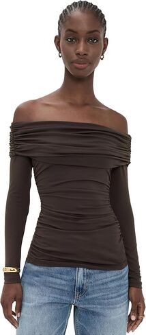 Susana Monaco Women's Off Shoulder Gathered Top in Kuwait